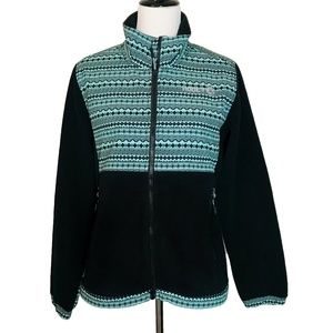 Hooey Soft Shell Aztec Tech Jacket Turquoise Print